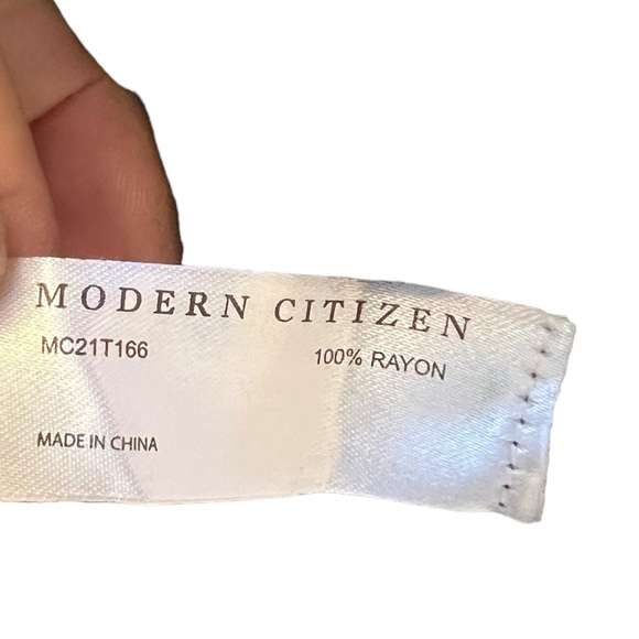 Modern Citizen Black Top with Tie nwot - Picture 7 of 9